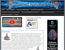 Tablet Screenshot of connecthypnotherapy.com